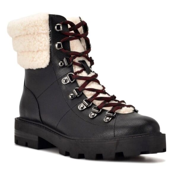 NINE WEST RIMA Combat Boot Size 7 - Picture 1 of 7